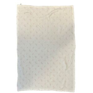 Turtle Fur Baby Blanket Pink Butterflies White Reversible Made in USA Soft
